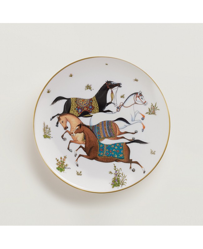 Cheval d'Orient| Dessert Plate |Hermes | luxury tableware